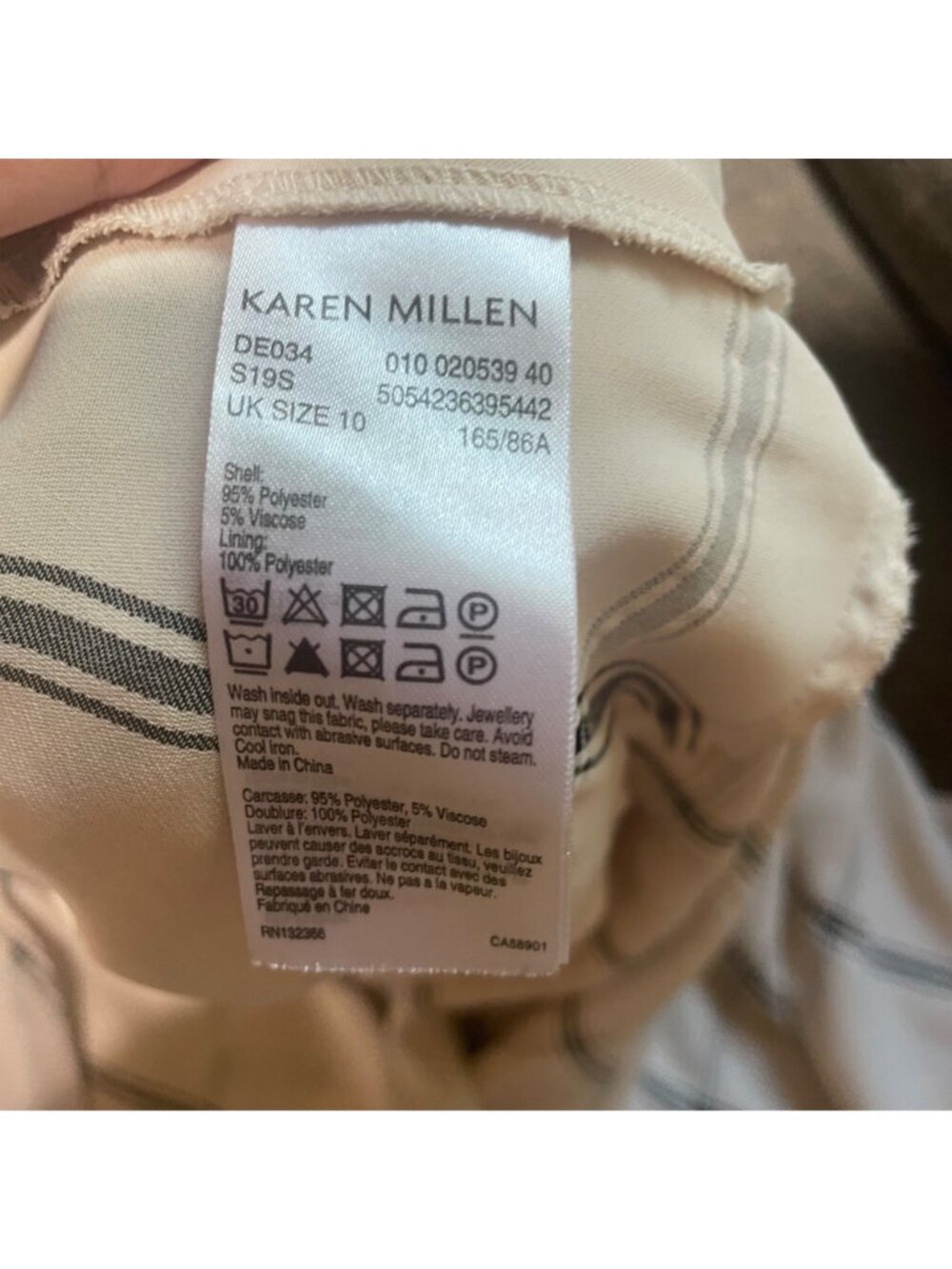 karen millen checked midi dress - Picture 8 of 8
